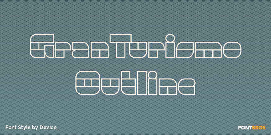 GranTurismo Outline Poster