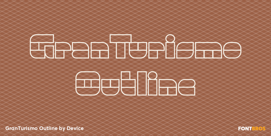 GranTurismo Outline Poster