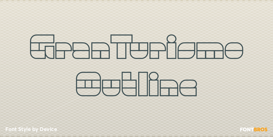 GranTurismo Outline Poster