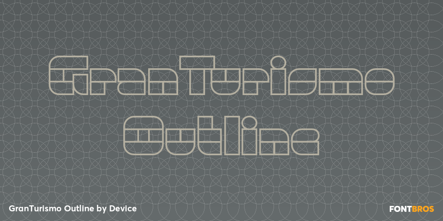 GranTurismo Outline Poster
