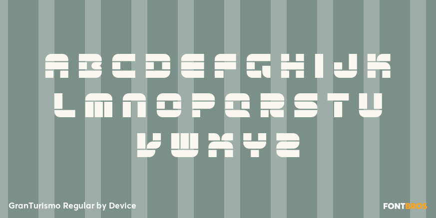 GranTurismo Regular Font Poster #2
