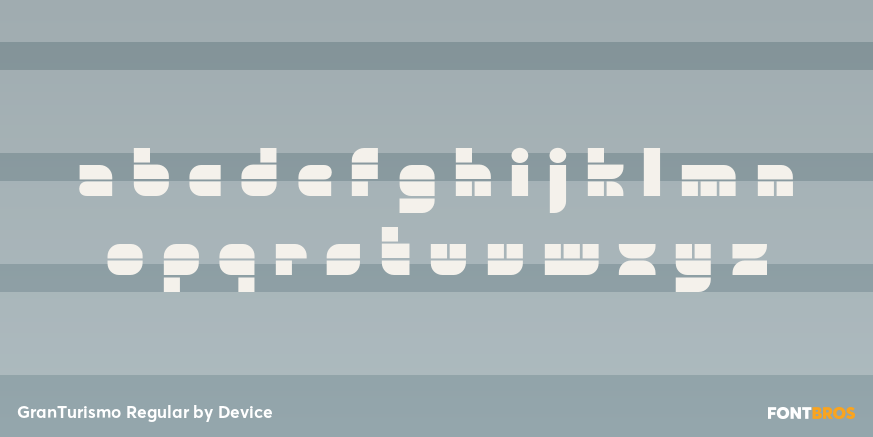 GranTurismo Regular Font Poster #3