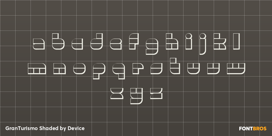 GranTurismo Shaded Font Poster #3
