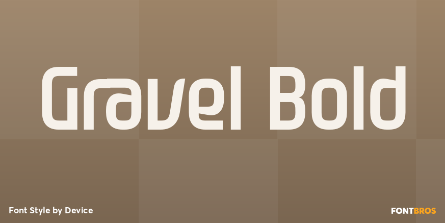 Gravel Bold Poster