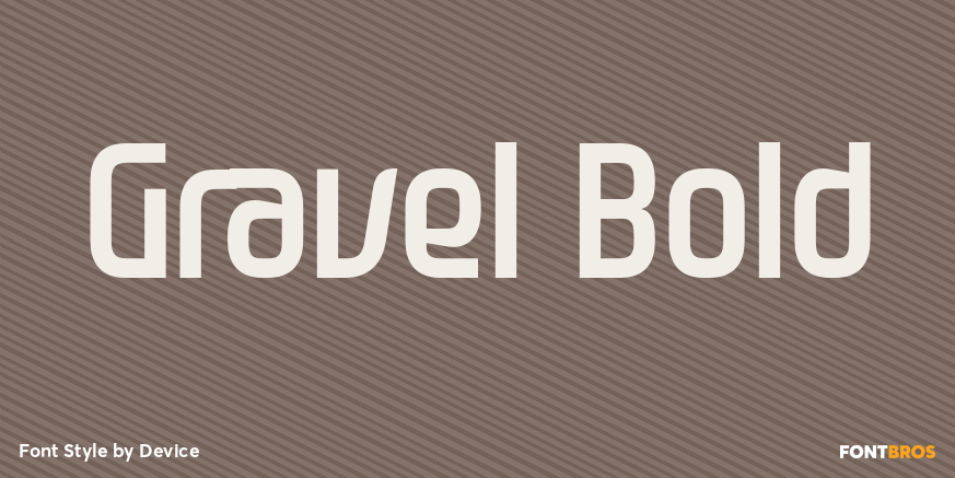 Gravel Bold Poster