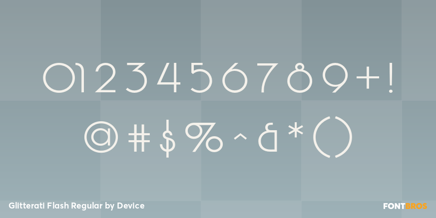 Glitterati Flash Regular Font Poster #4