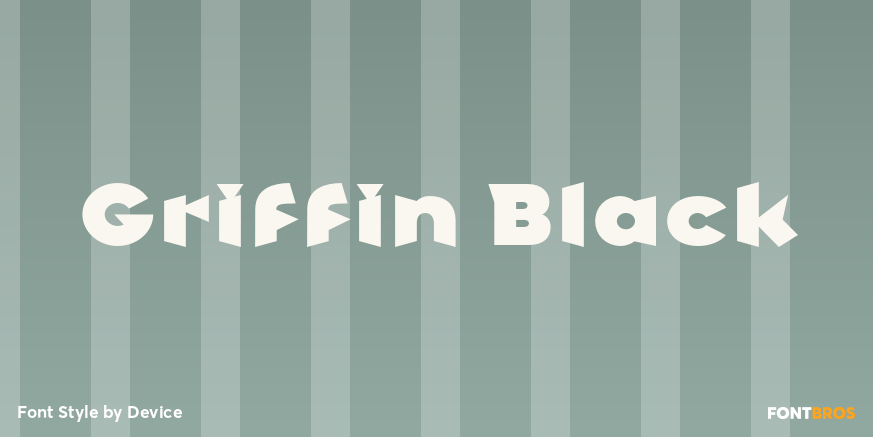 Griffin Black Font Poster #1