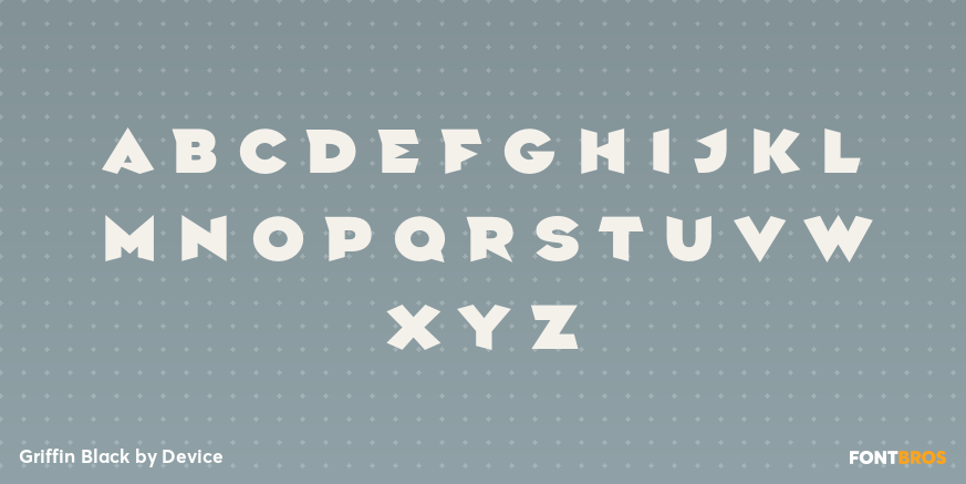 Griffin Black Font Poster #2