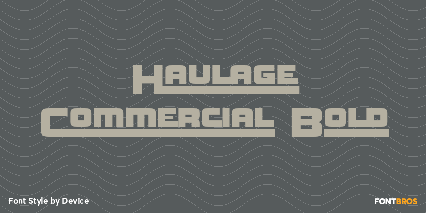 Haulage Commercial Bold Poster
