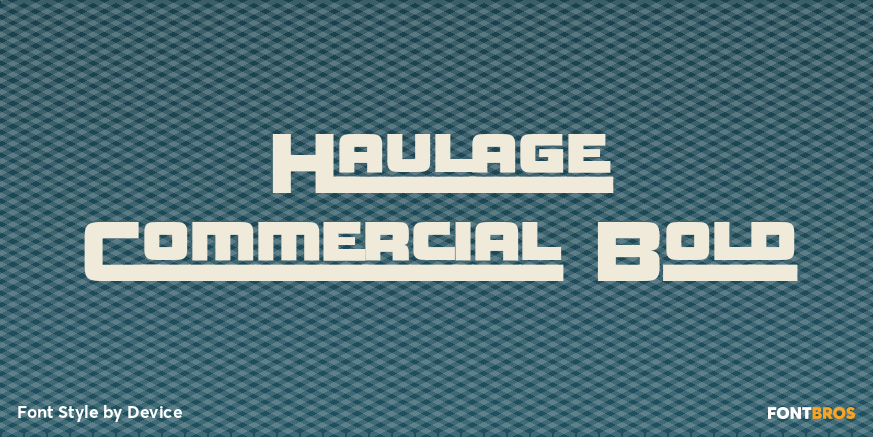 Haulage Commercial Bold Font Poster #1