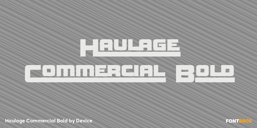 Haulage Commercial Bold Poster