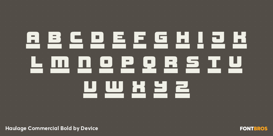 Haulage Commercial Bold Font Poster #3