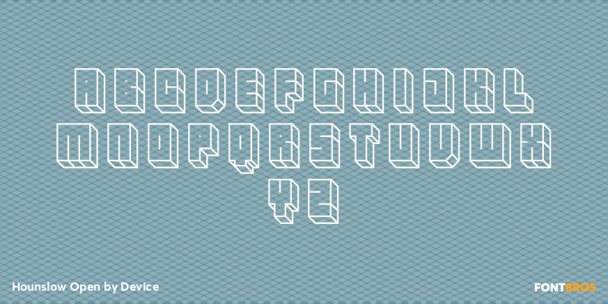 Hounslow Open Font Poster #2