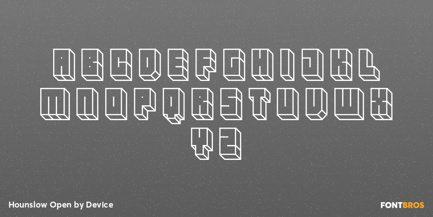 Hounslow Open Font Poster #3