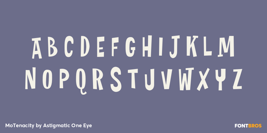 MoTenacity Font Poster #3