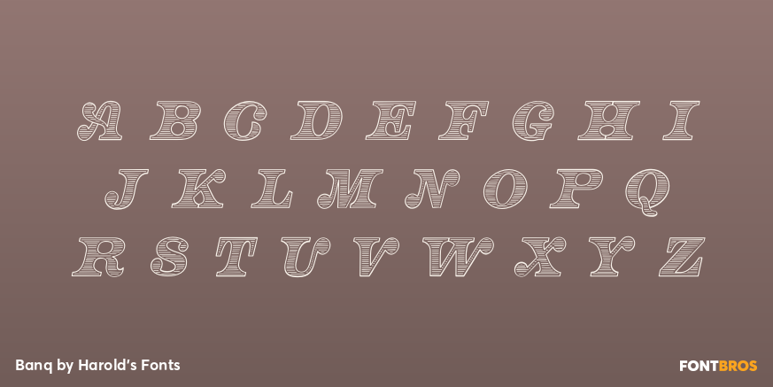 Banq Font Poster #3
