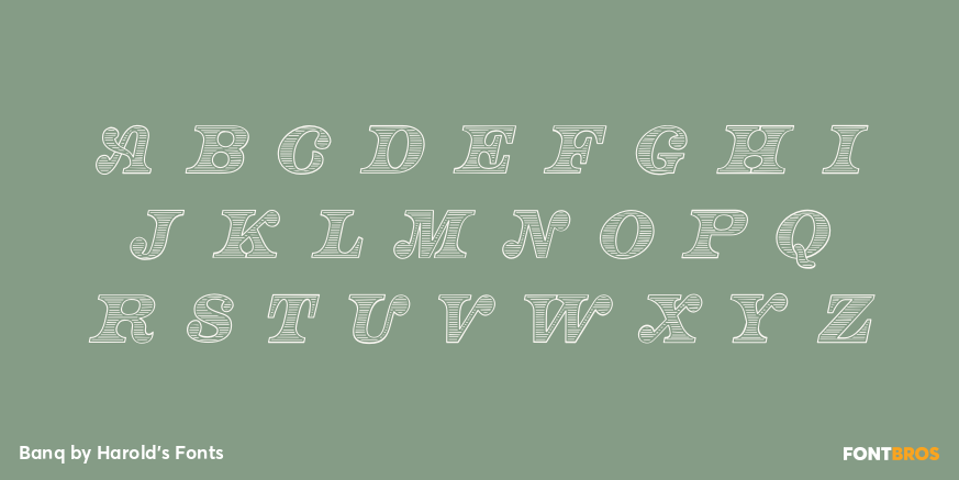 Banq Font Poster #1