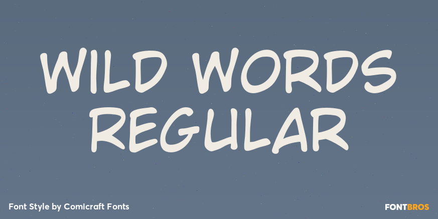 Wild Words Regular Poster