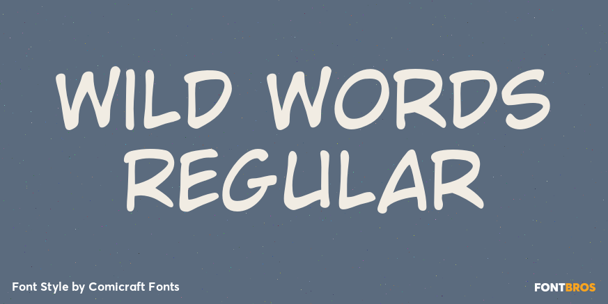 Wild Words Regular Poster