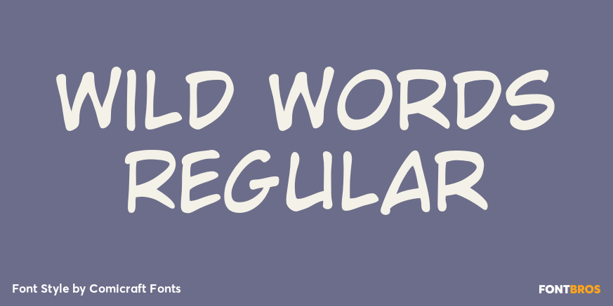 Wild Words Regular Poster