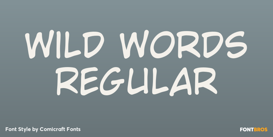 Wild Words Regular Poster