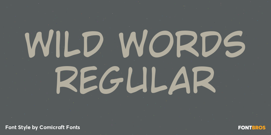 Wild Words Regular Poster