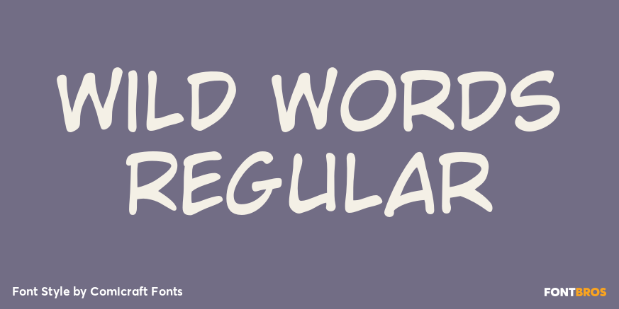 Wild Words Regular Poster