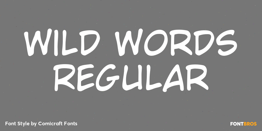 Wild Words Regular Poster