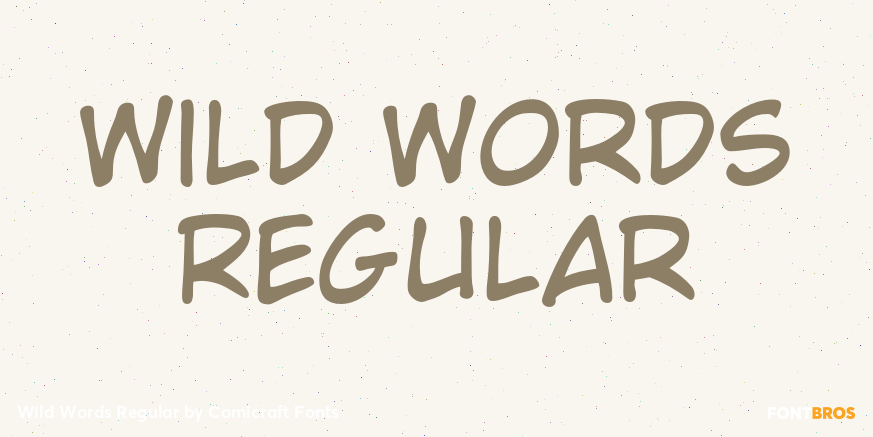 Wild Words Regular Poster