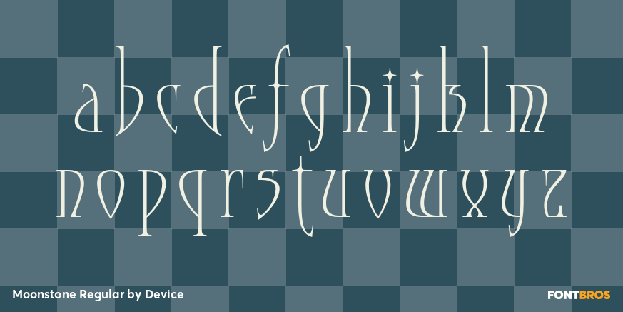 Moonstone Regular Font Poster #3