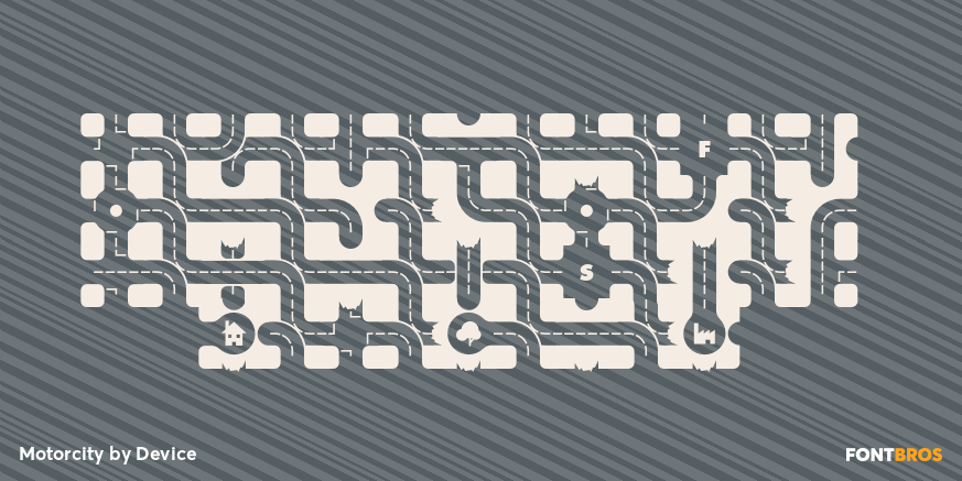 Motorcity Font Poster #1