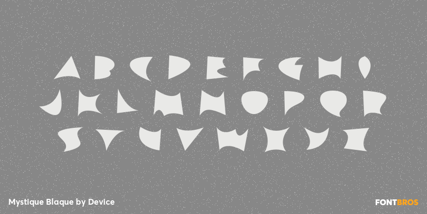 Mystique Blaque Font Poster #3