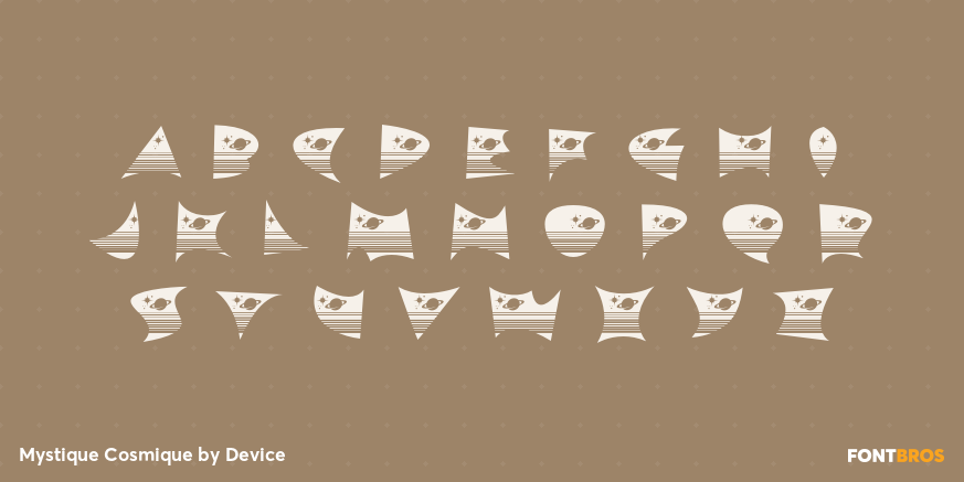 Mystique Cosmique Font Poster #2