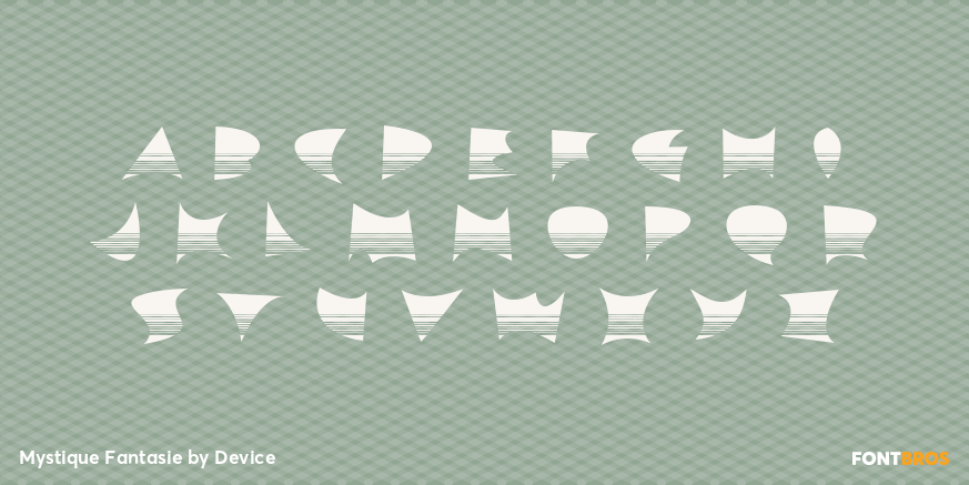 Mystique Fantasie Font Poster #2