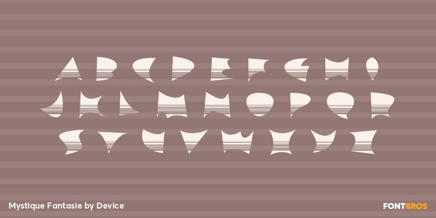 Mystique Fantasie Font Poster #3