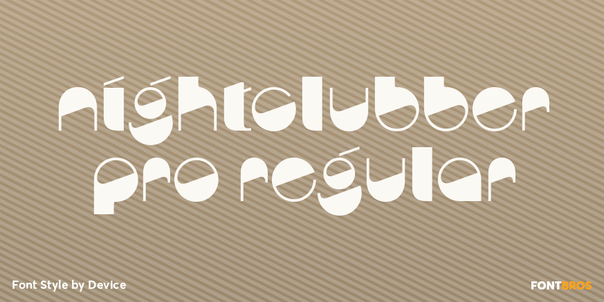 Nightclubber Pro Regular Poster