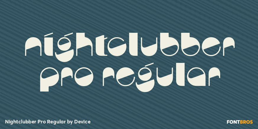 Nightclubber Pro Regular Poster