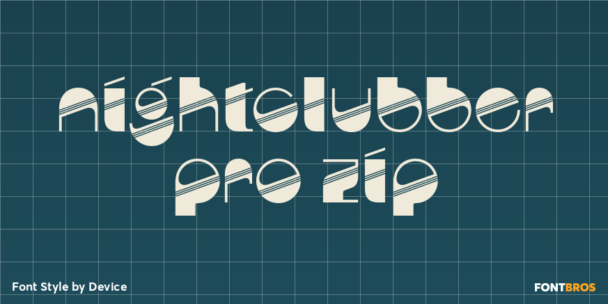 Nightclubber Pro Zip Poster