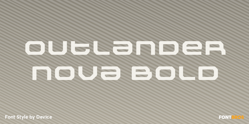 Outlander Nova Bold Font Poster #1