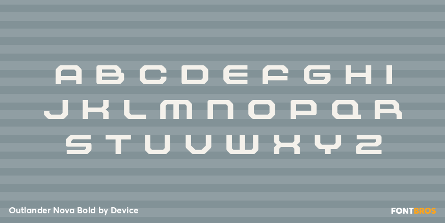 Outlander Nova Bold Font Poster #1