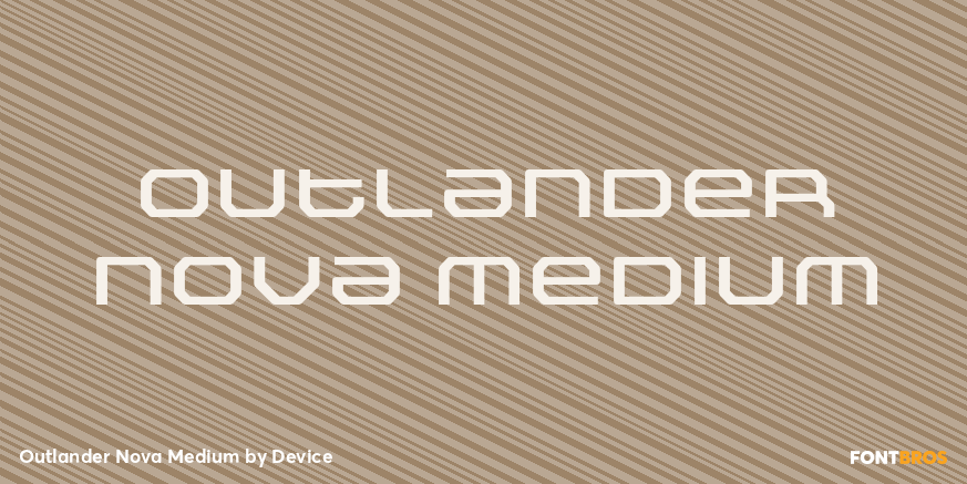 Outlander Nova Medium Font Poster #1