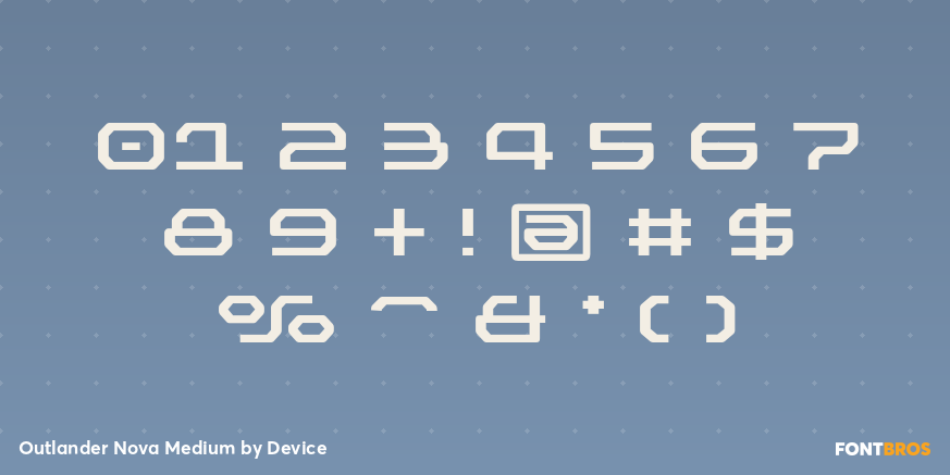 Outlander Nova Medium Font Poster #4