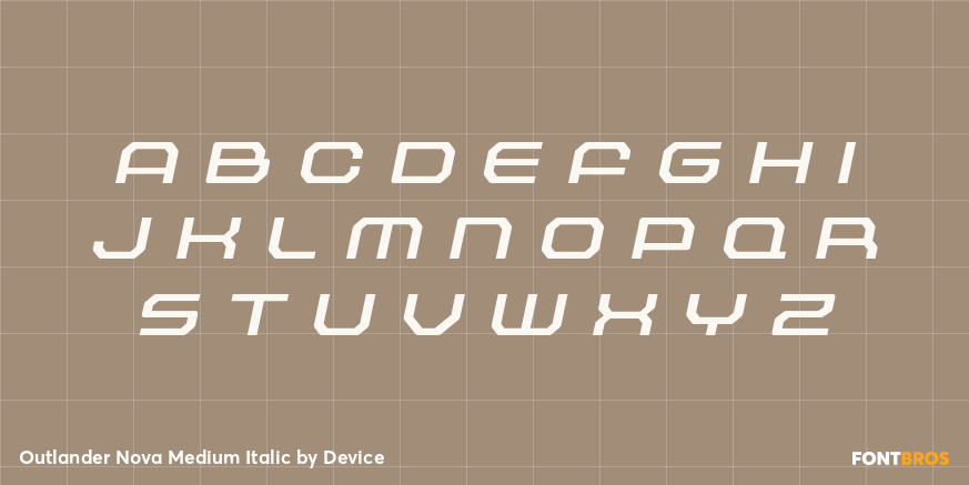 Outlander Nova Medium Italic Font Poster #2