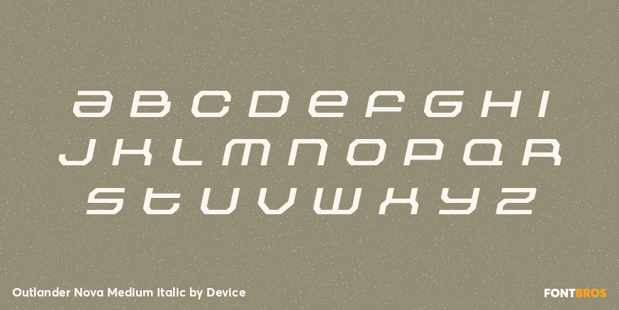 Outlander Nova Medium Italic Font Poster #3