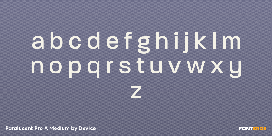 Paralucent Pro A Medium Font Poster #3