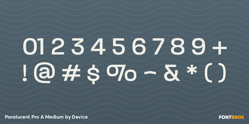 Paralucent Pro A Medium Font Poster #4