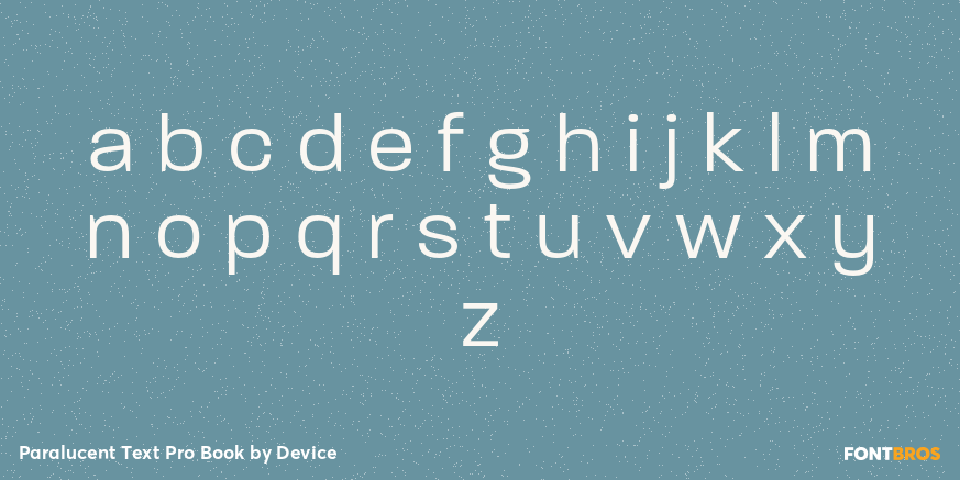 Paralucent Text Pro Book Font Poster #3