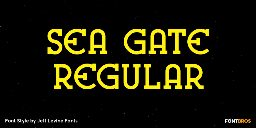 Sea Gate Regular Poster
