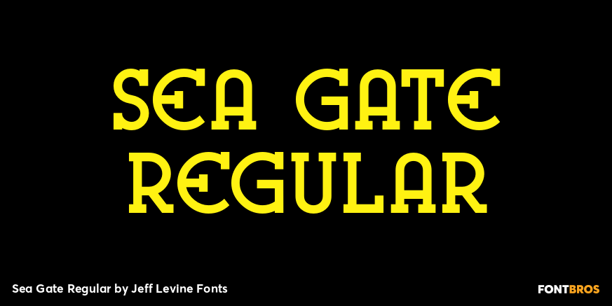 Sea Gate Regular Poster