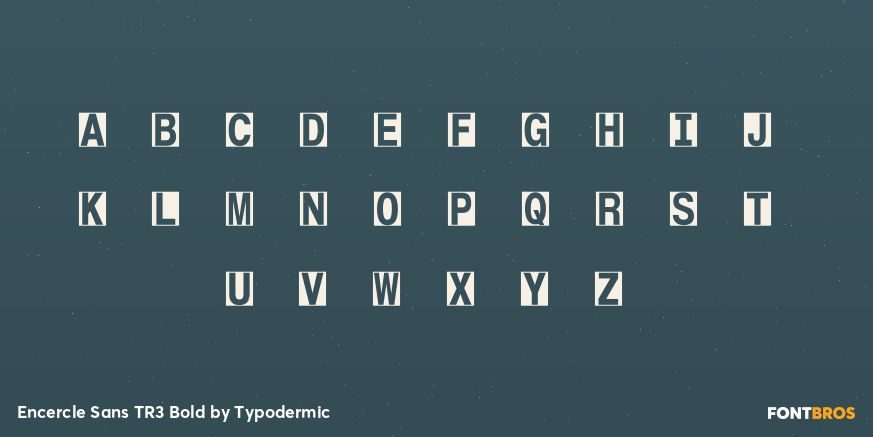 Encercle Sans TR3 Bold Font Poster #2